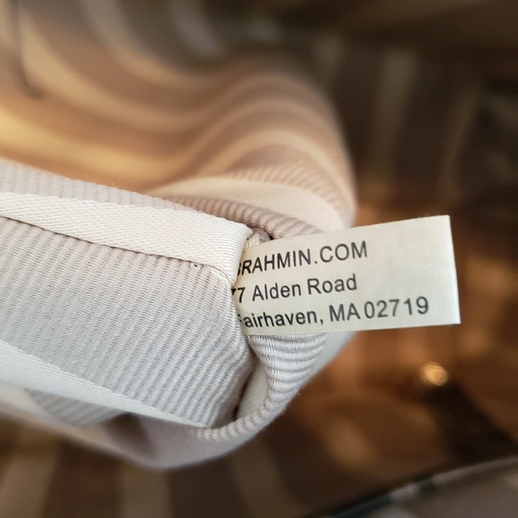 Brahmin Embossed Duxbury Black and Taupe Purse - Picture 8 of 8